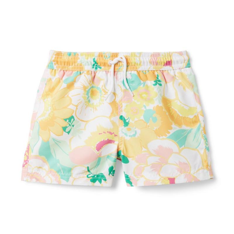 Floral Recycled Swim Trunk - Janie And Jack